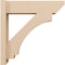 Ekena Millwork 7 1/2-in W x 30-in D x 30-in H Imperial Slat Rough Cedar Woodgrain TimberThane Outlooker, Primed Tan OUTUR075X30X30IMP24RCPR - alternate 2
